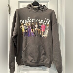 Taylor Swift Eras 1-8 Hoodie, Size M (Like New)